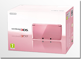 Coral Pink Nintendo 3DS