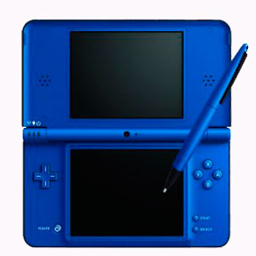 Blue Nintendo DSi XL