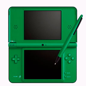 Green Nintendo DSi XL