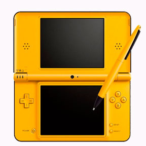 Yellow Nintendo DSi XL
