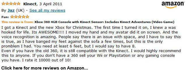 4GB Xbox 360 Kinect Bundle Review 