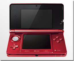 metallic red nintendo 3ds