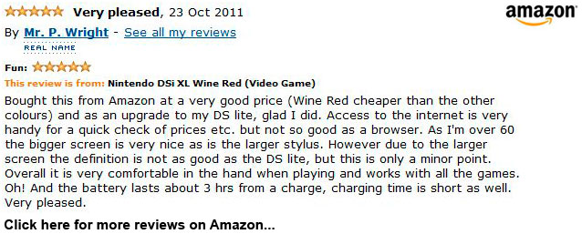 Wine Red Nintendo DSi XL Review